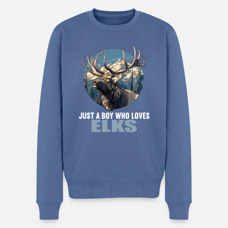 Orignal Orignal - Pull Premium bio Homme - bleu pigeon
