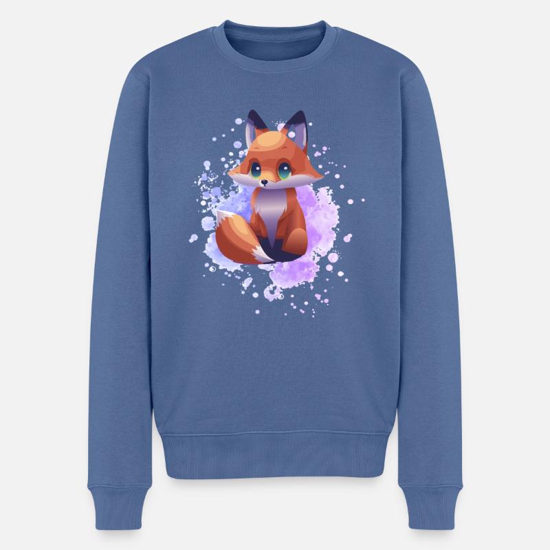 petite écaille de tortue - Pull Premium bio Homme - bleu pigeon