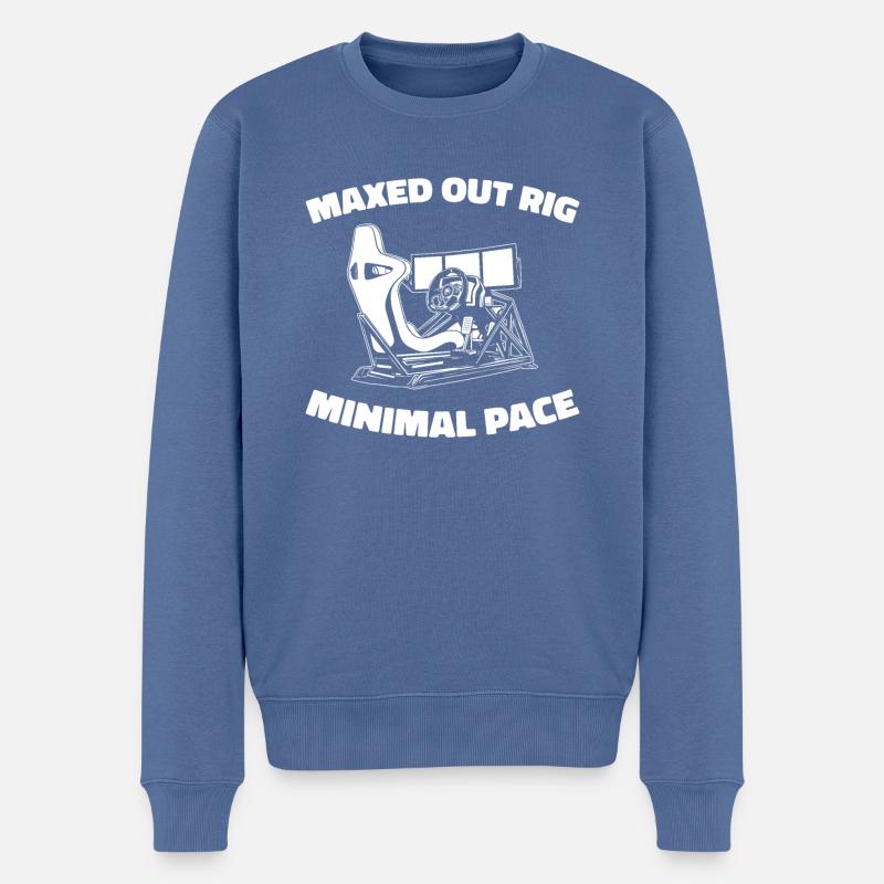 Sim Racing - Männer Premium Bio Pullover - Taubenblau