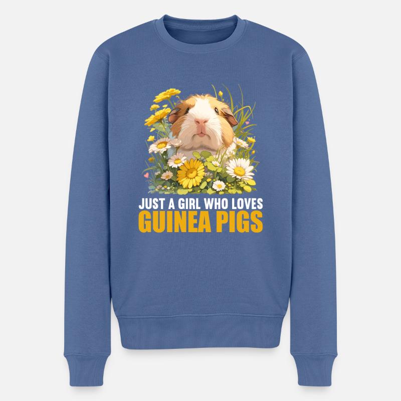 Cobaye - Pull Premium bio Homme - bleu pigeon