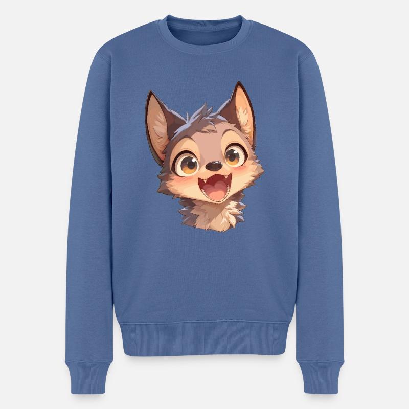 Chacals Chacal - Pull Premium bio Homme - bleu pigeon