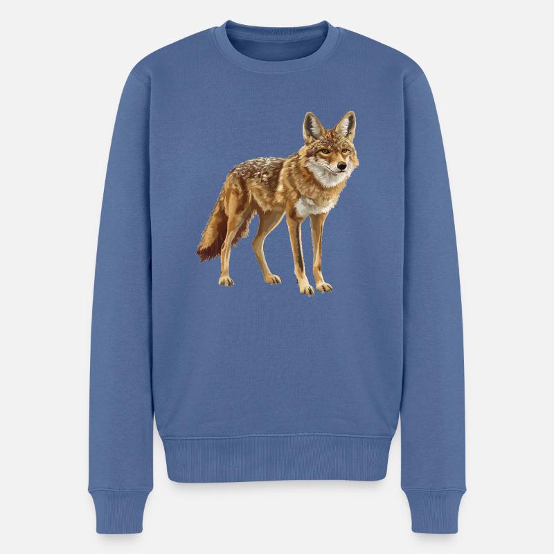 Chacals Chacal - Pull Premium bio Homme - bleu pigeon