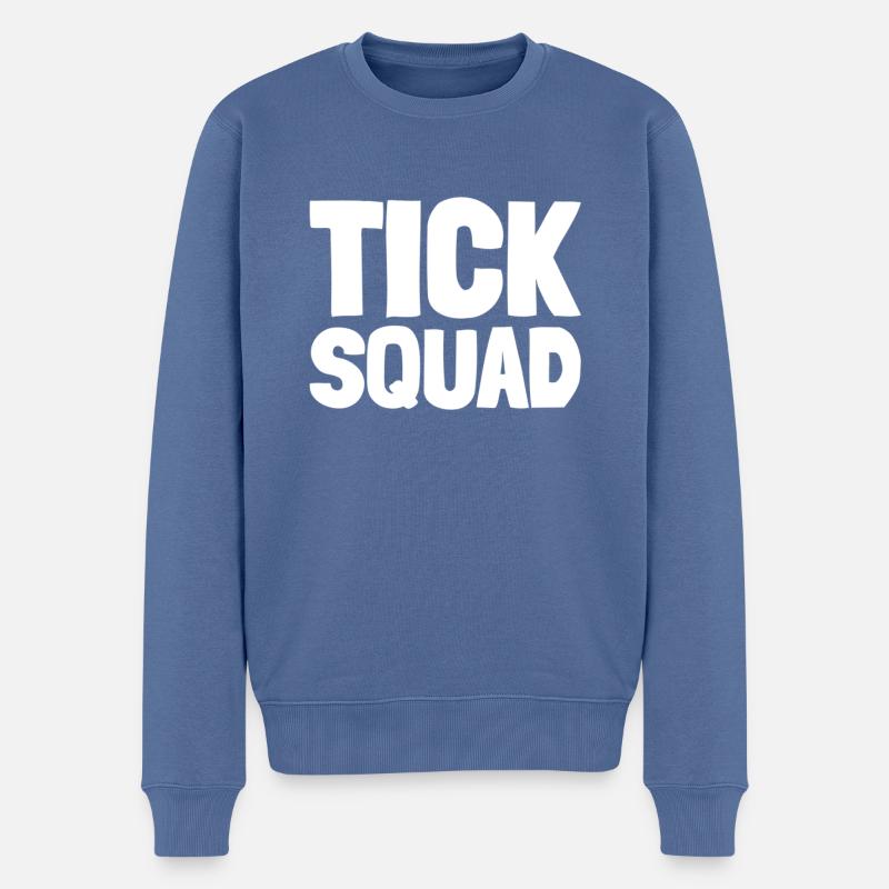 Controller Kader - Männer Premium Bio Pullover - Taubenblau