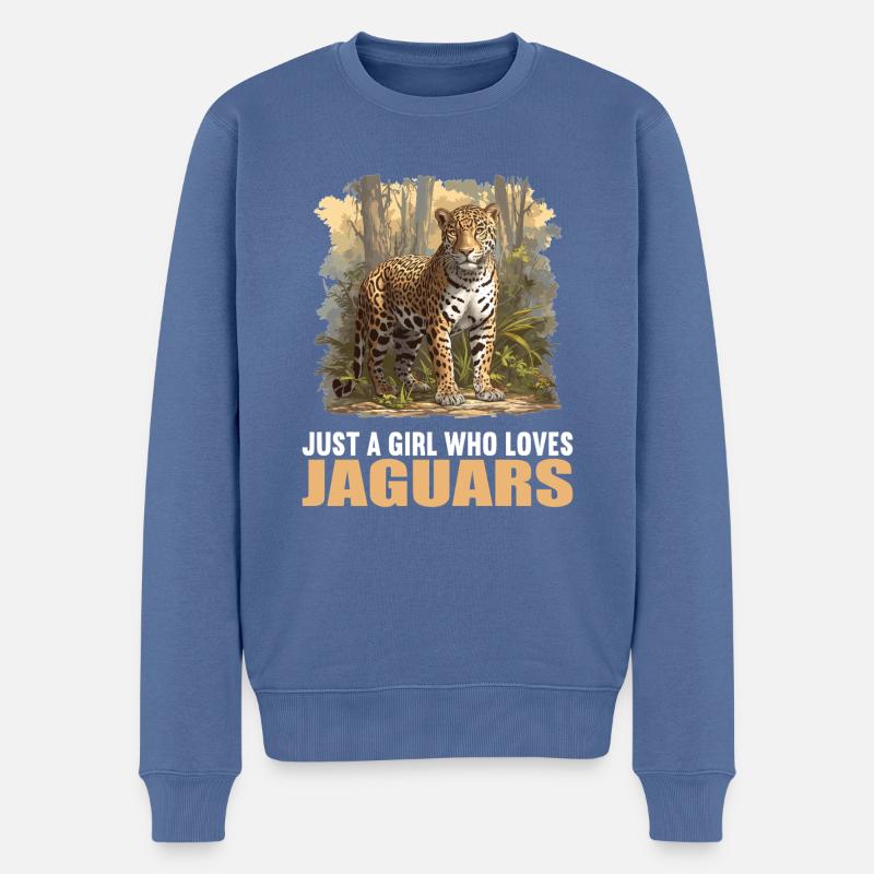 Jaguars Jaguar - Pull Premium bio Homme - bleu pigeon