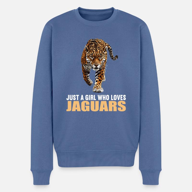 Jaguars Jaguar - Pull Premium bio Homme - bleu pigeon