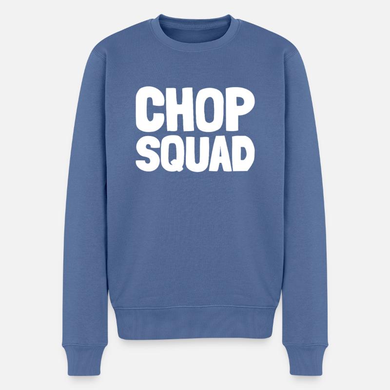 Climatologue Kader - Pull Premium bio Homme - bleu pigeon