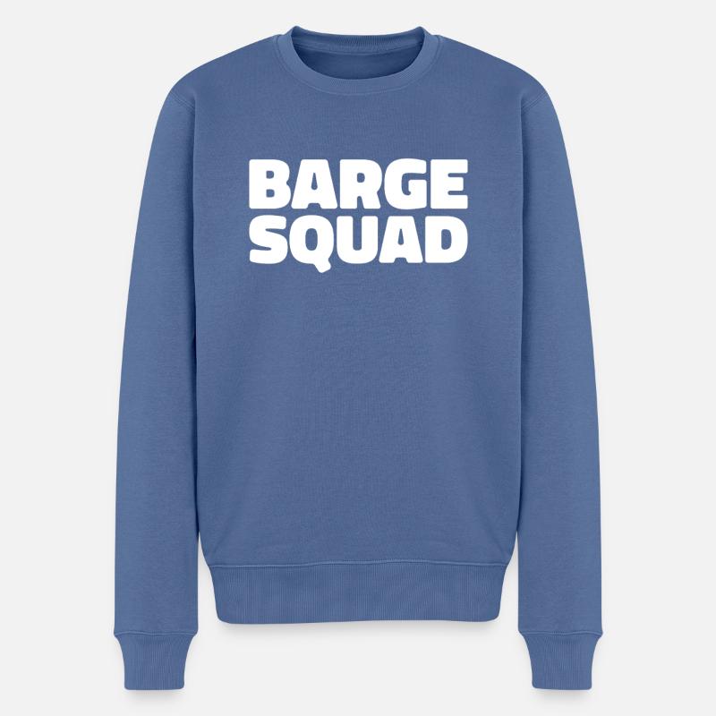 Escouade Brewer - Pull Premium bio Homme - bleu pigeon