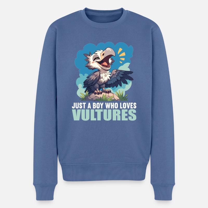 Vulture Geier - Pull Premium bio Homme - bleu pigeon