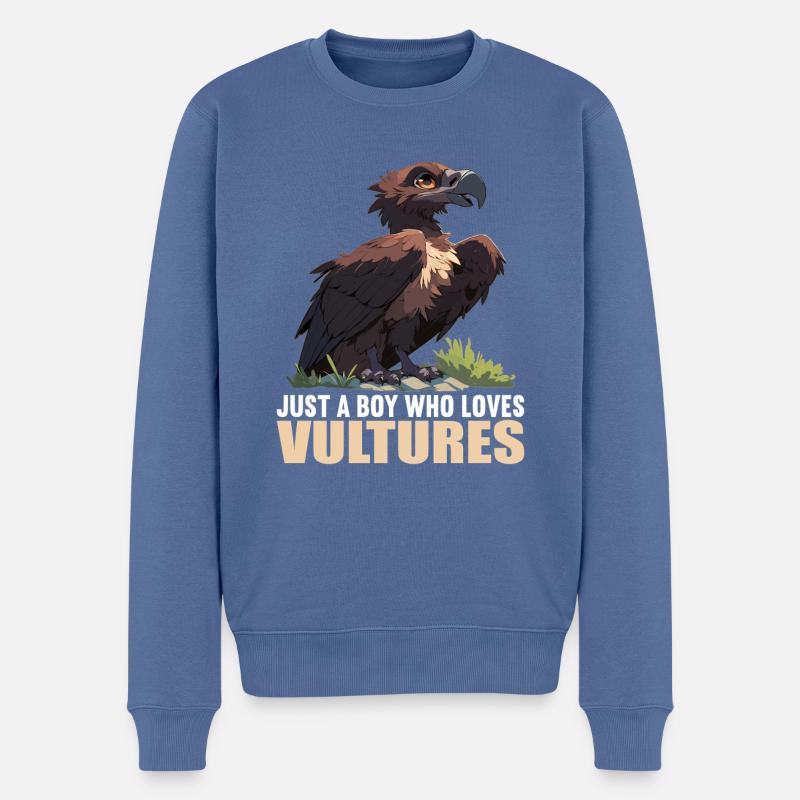 Vulture Geier - Pull Premium bio Homme - bleu pigeon