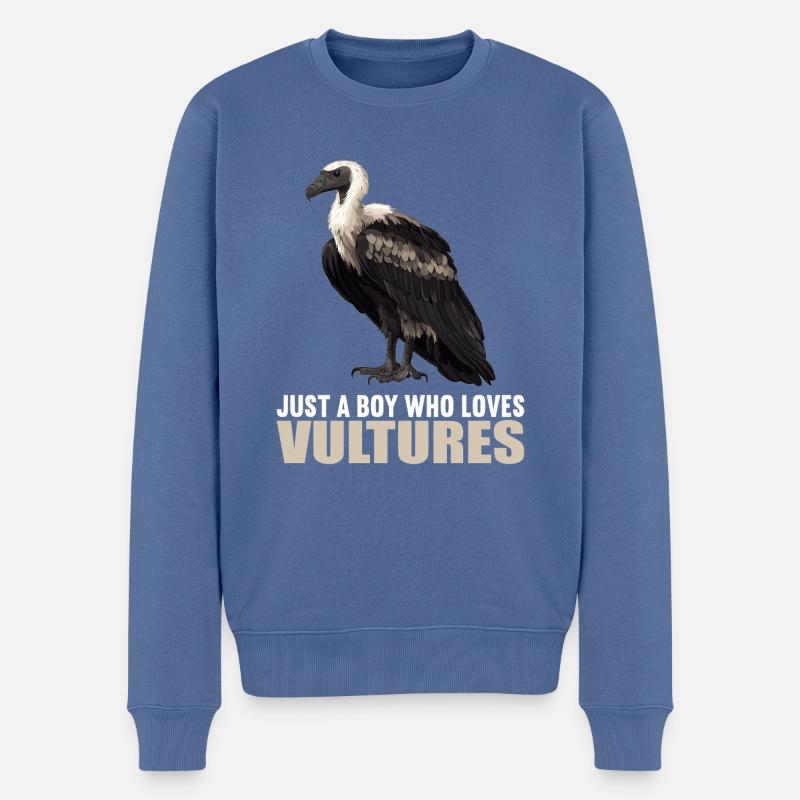 Vulture Geier - Pull Premium bio Homme - bleu pigeon