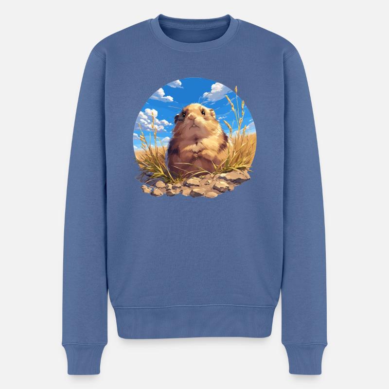 Lemmings Lemming - Pull Premium bio Homme - bleu pigeon