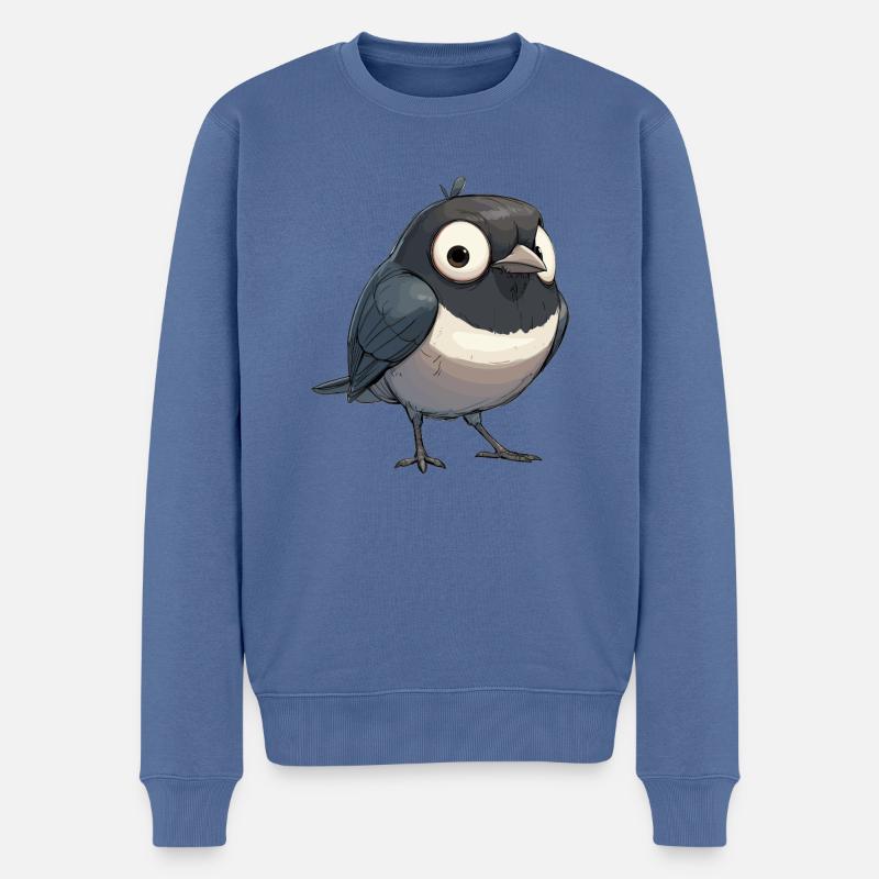 Pies Pie - Pull Premium bio Homme - bleu pigeon