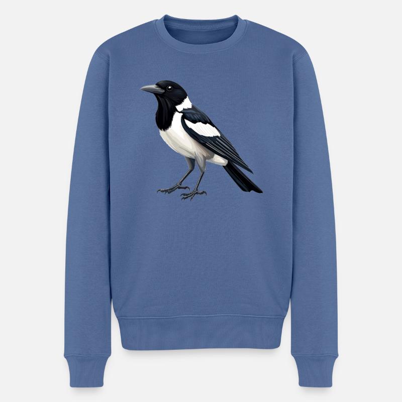 Pies Pie - Pull Premium bio Homme - bleu pigeon
