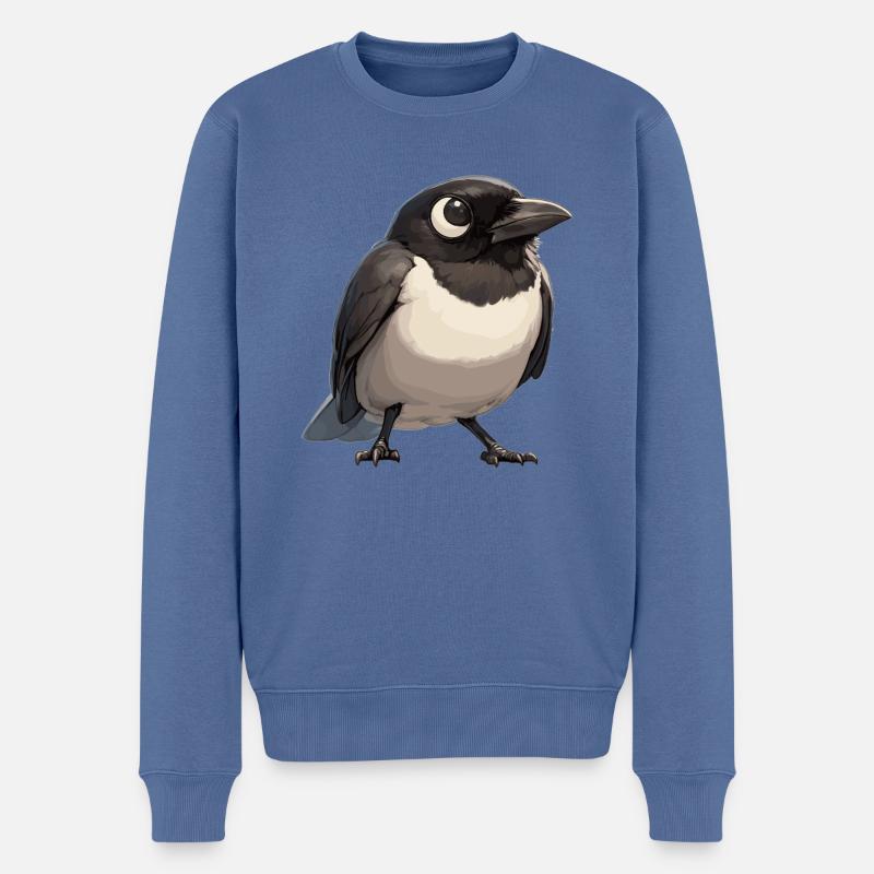 Pies Pie - Pull Premium bio Homme - bleu pigeon