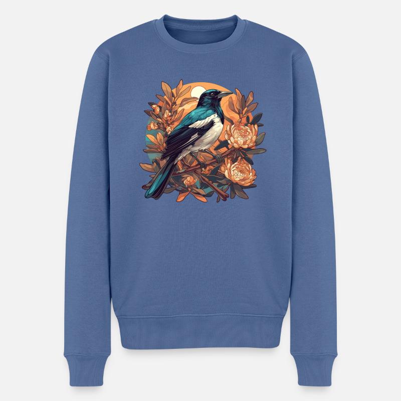 Pies Pie - Pull Premium bio Homme - bleu pigeon
