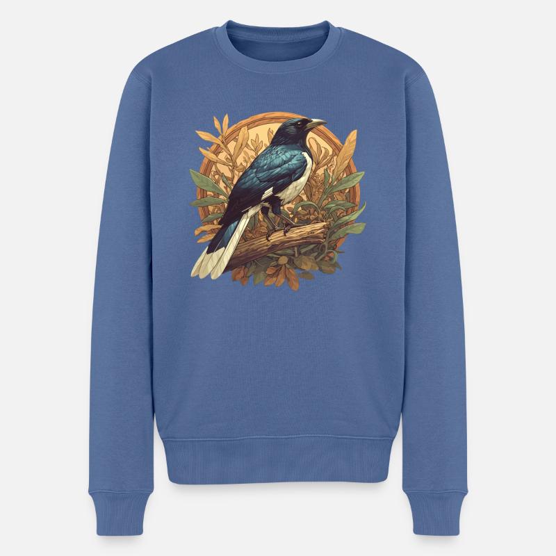 Pies Pie - Pull Premium bio Homme - bleu pigeon