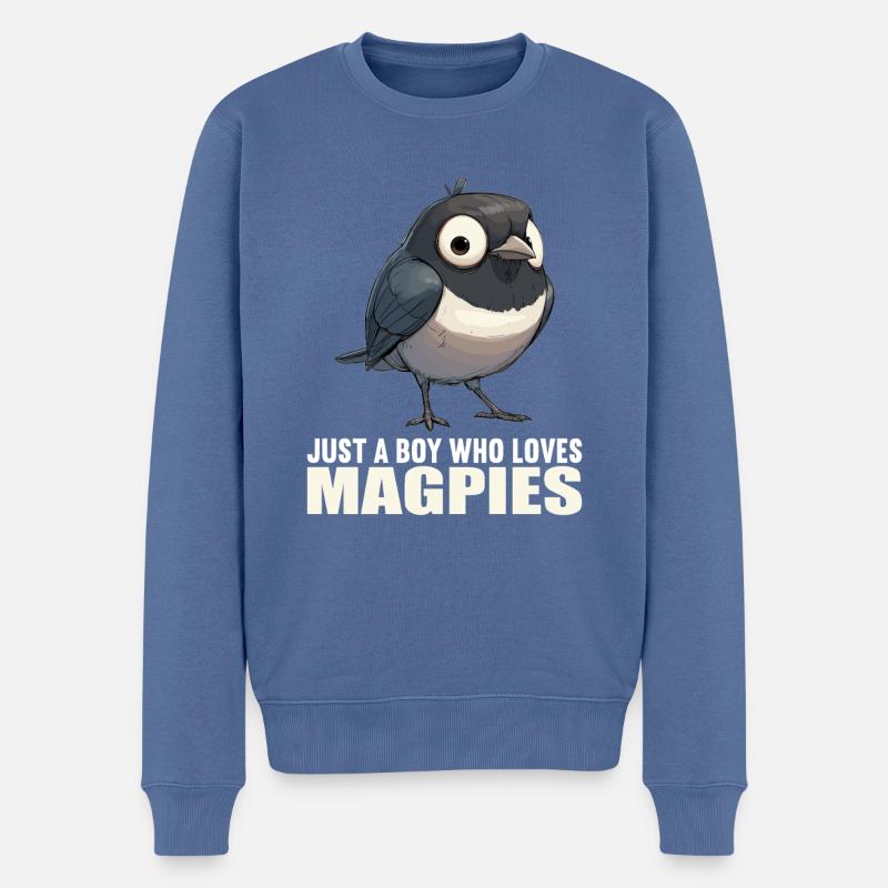 Pies Pie - Pull Premium bio Homme - bleu pigeon