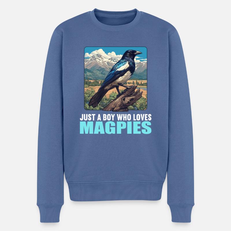 Pies Pie - Pull Premium bio Homme - bleu pigeon