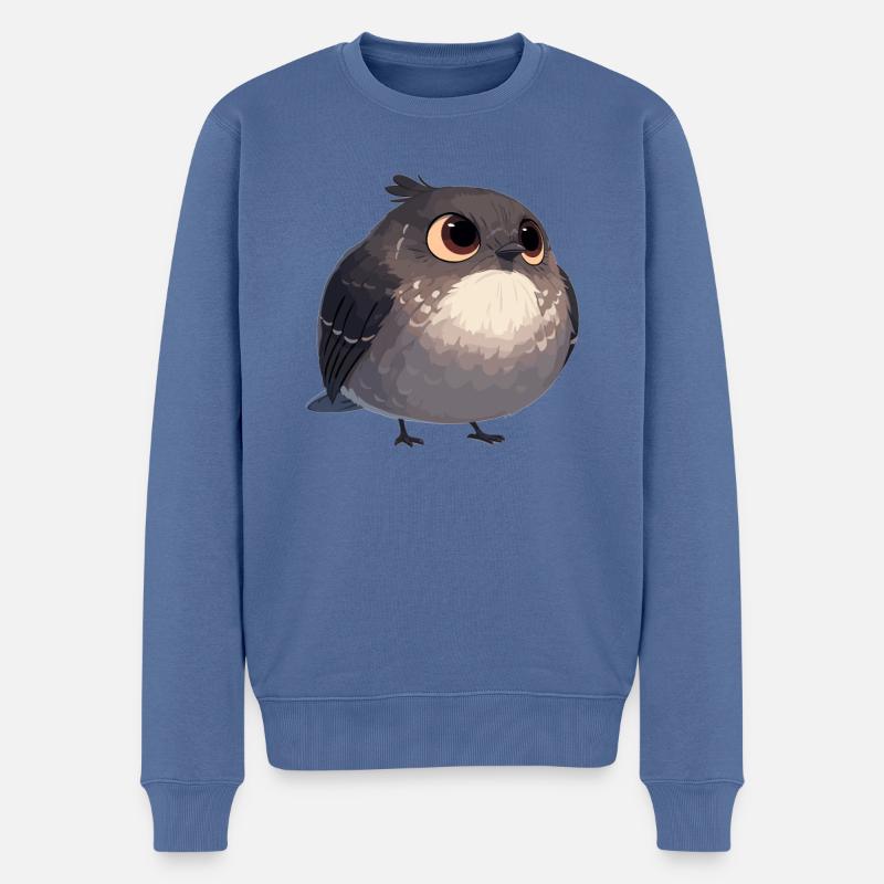Oiseaux moqueurs Oiseaux moqueurs - Pull Premium bio Homme - bleu pigeon