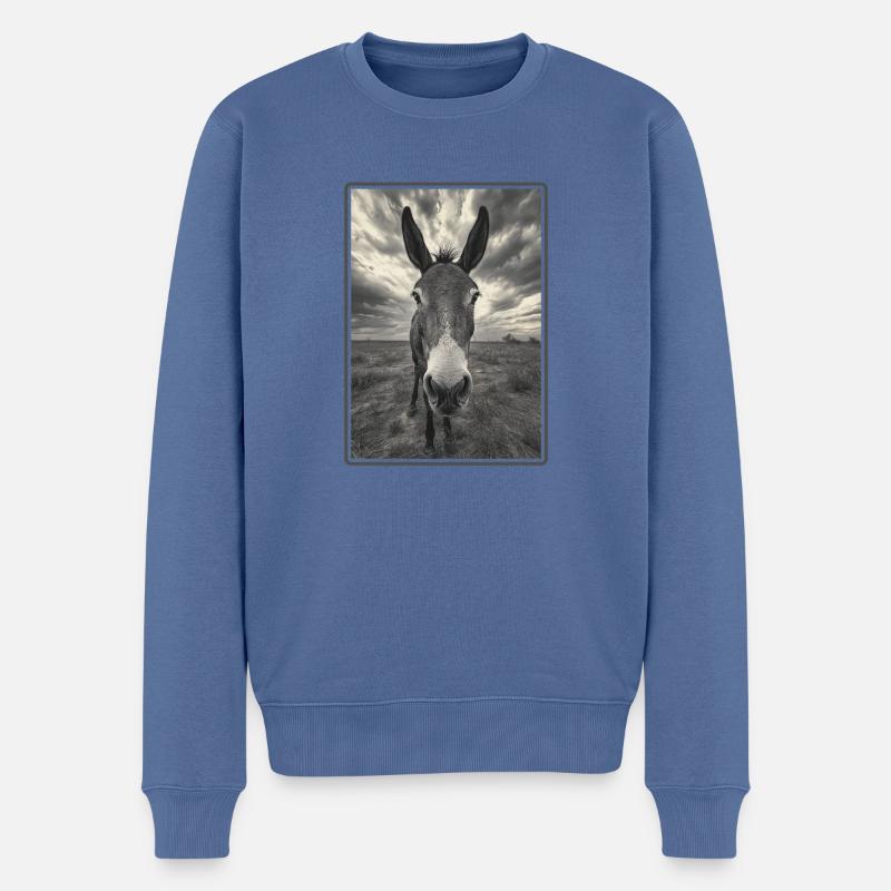 Mules Mule - Pull Premium bio Homme - bleu pigeon