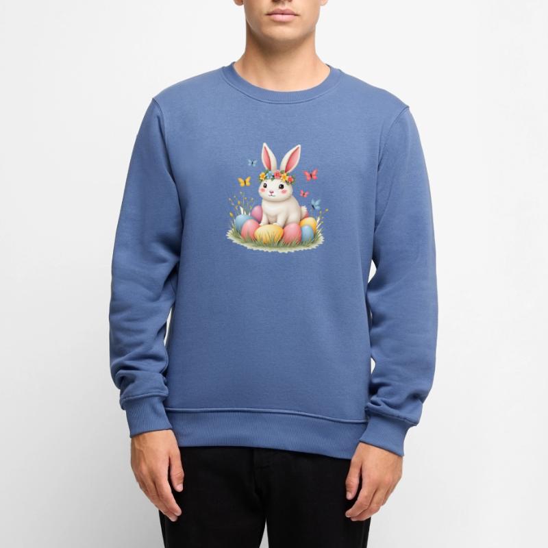 Easter Bunny Easter Bunny Easter Easter Men's Premium Organic Jumper