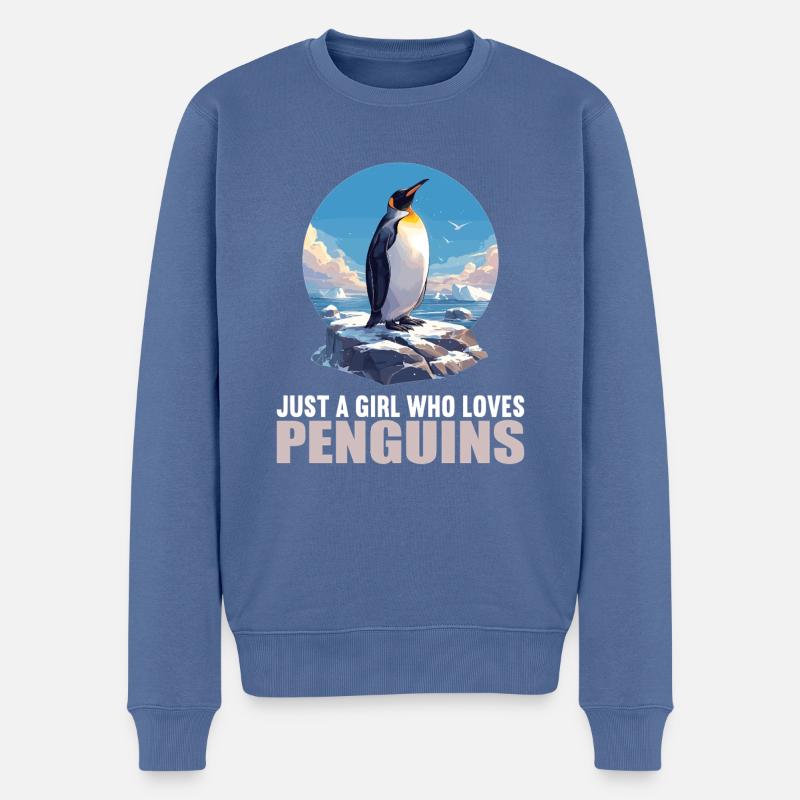Pingouins Pingouin - Pull Premium bio Homme - bleu pigeon