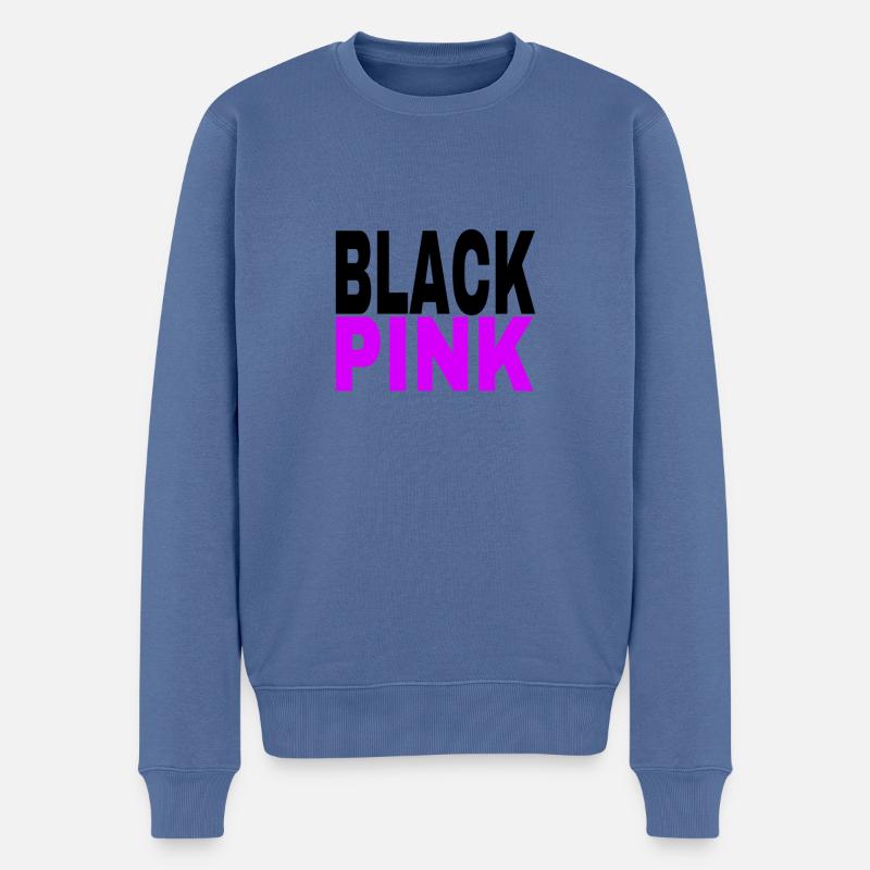 BLACKPINK - Männer Premium Bio Pullover - Taubenblau