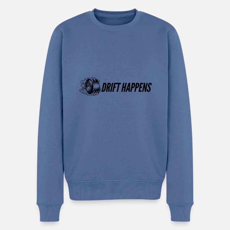 La dérive se produit - Pull Premium bio Homme - bleu pigeon