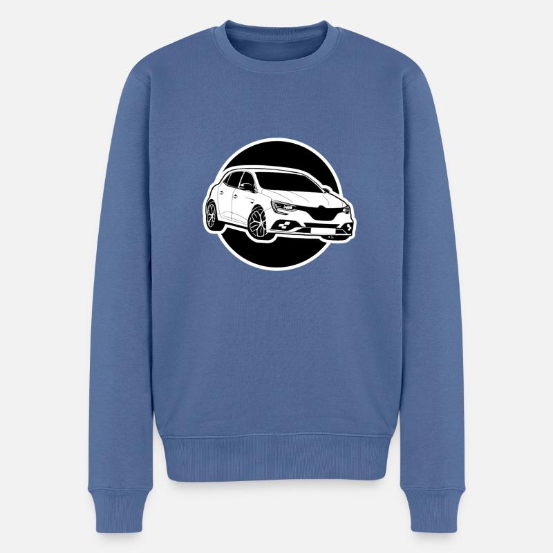 Mégane 4 RS - Pull Premium bio Homme - bleu pigeon