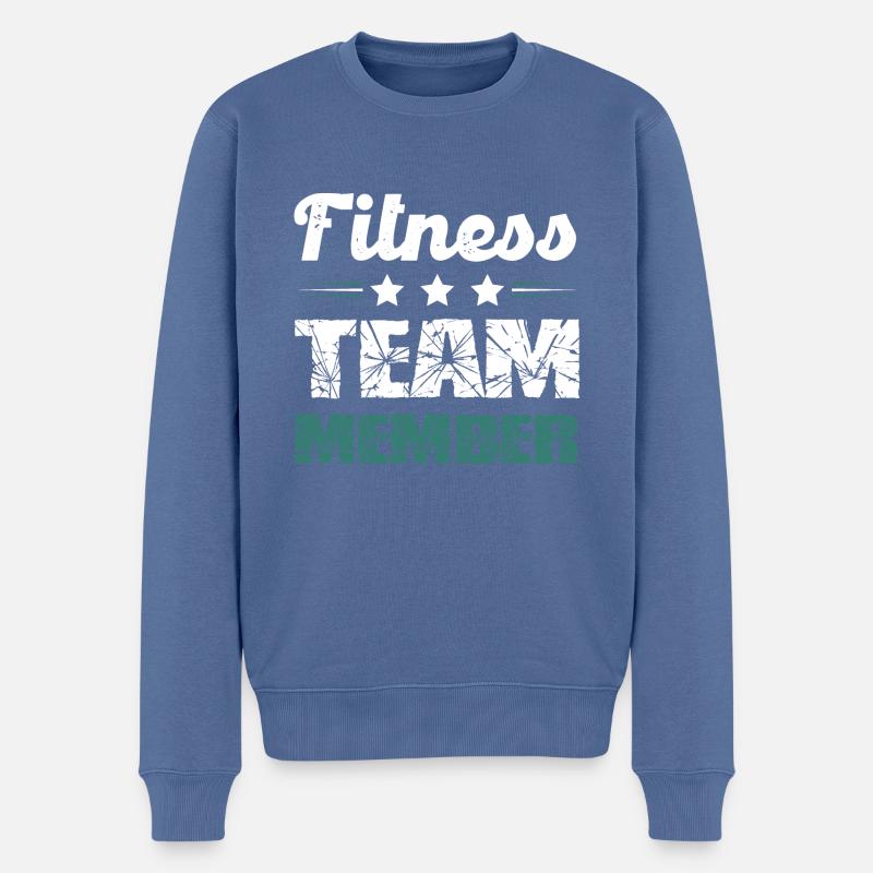 Équipe de conditionnement physique - Pull Premium bio Homme - bleu pigeon