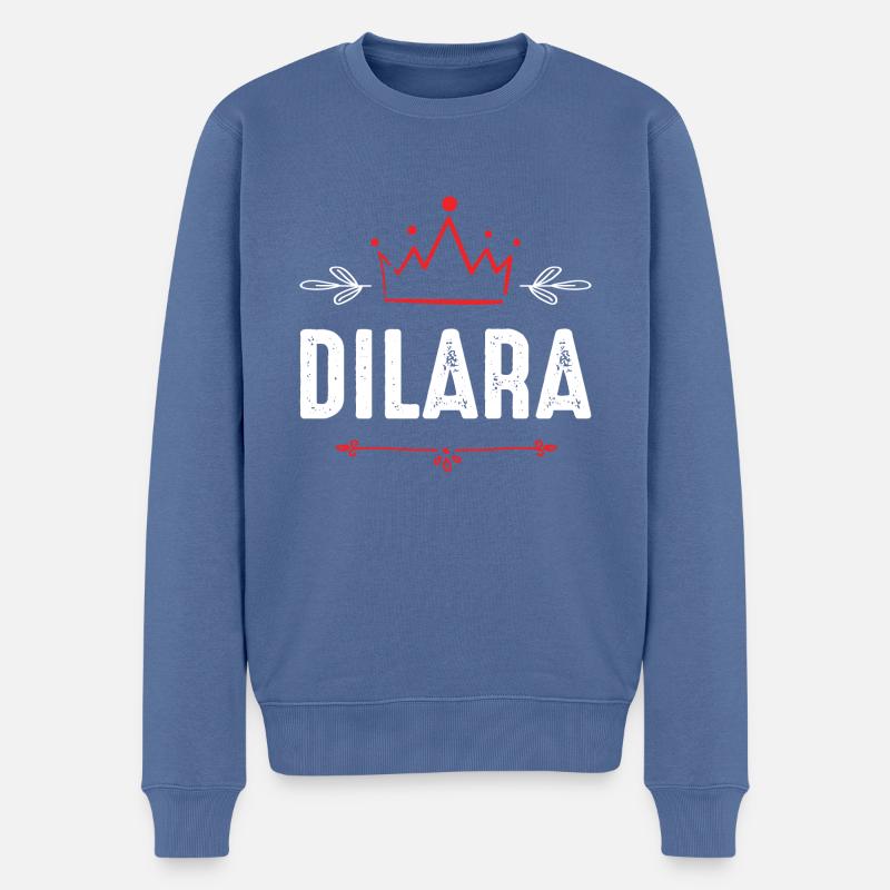 Daniel - Pull Premium bio Homme - bleu pigeon