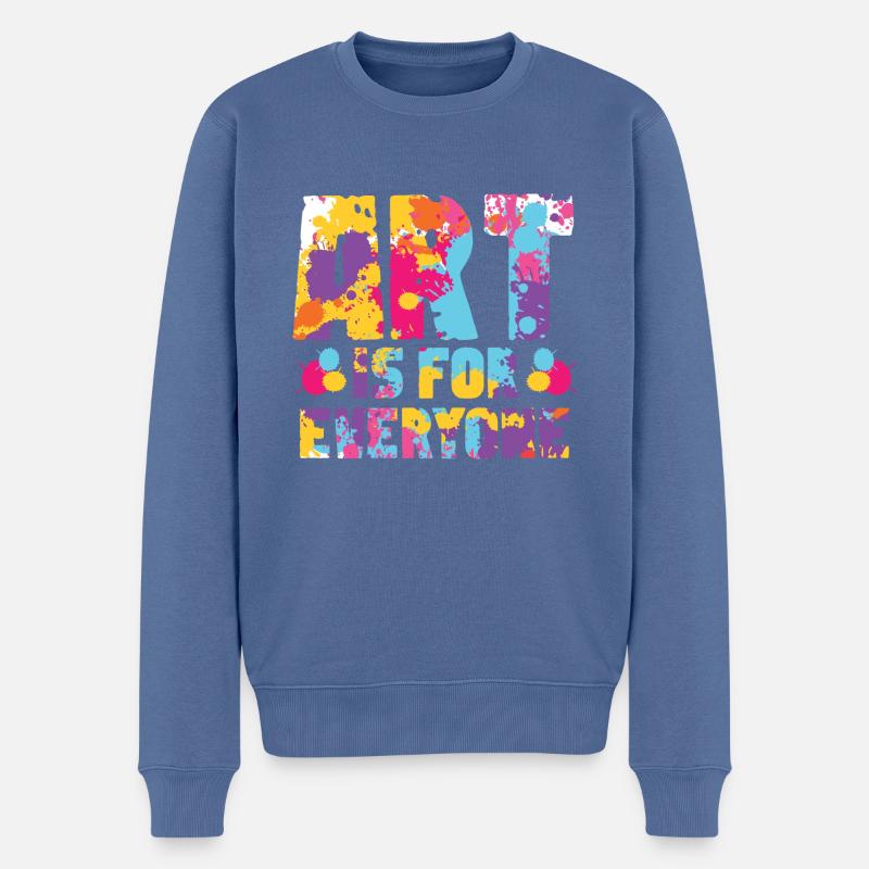 Du poison pour chaque esthète - Pull Premium bio Homme - bleu pigeon