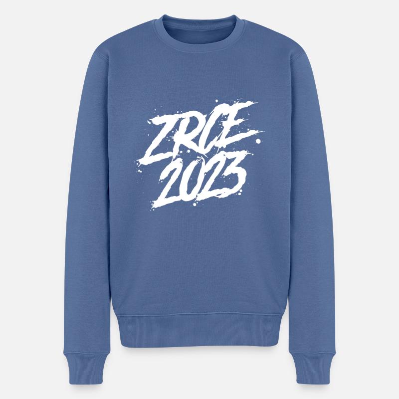 Zrce 2023 - Pull Premium bio Homme - bleu pigeon