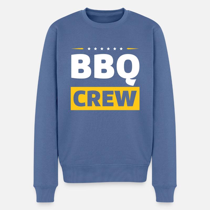Équipe de barbecue - Pull Premium bio Homme - bleu pigeon