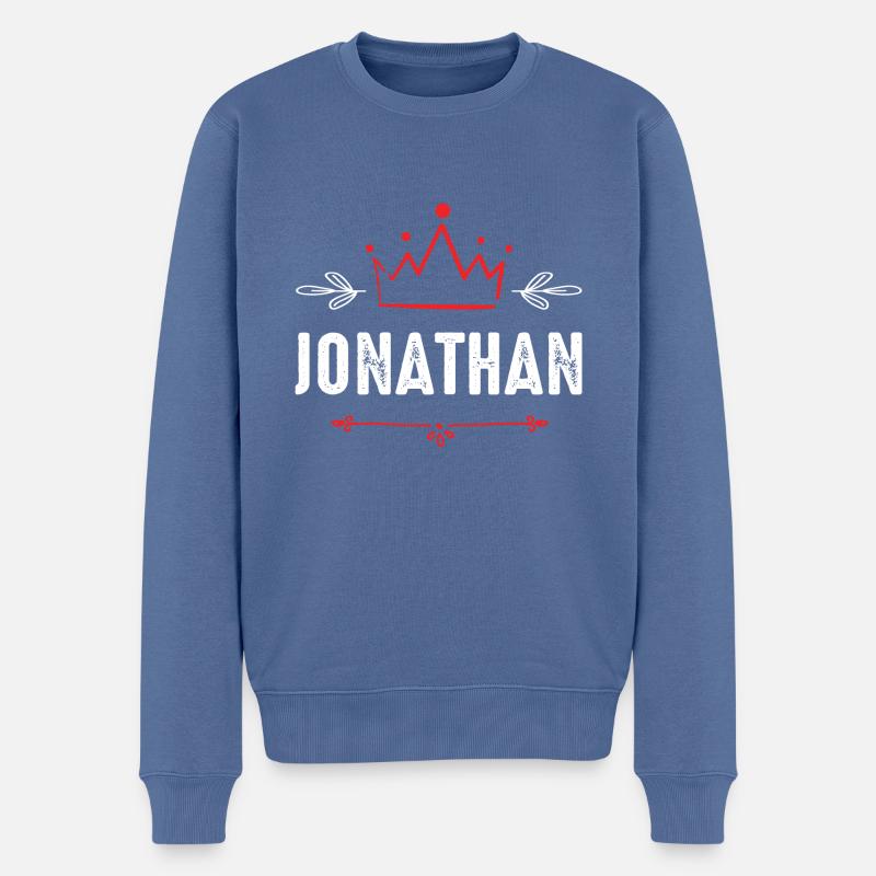 Jonathan - Pull Premium bio Homme - bleu pigeon