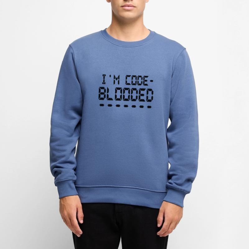 Computerprogrammierung Ich bin Code Blooded Programmierer Männer Premium Bio Pullover