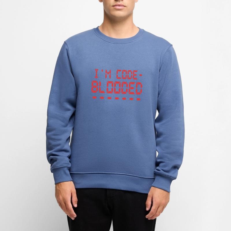 Computerprogrammierung Ich bin Code Blooded Programmierer Männer Premium Bio Pullover