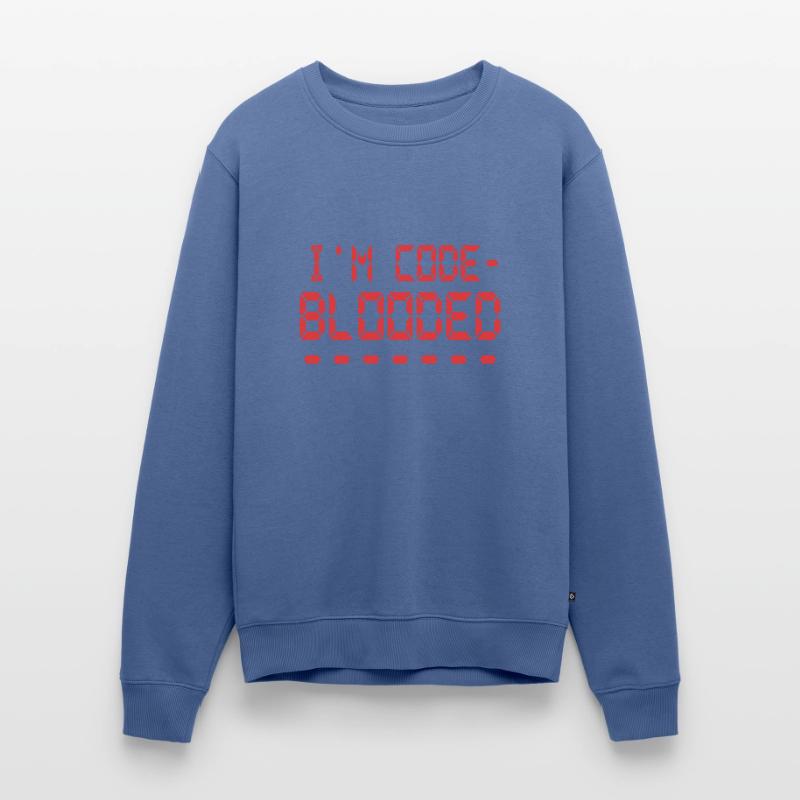 Computerprogrammierung Ich bin Code Blooded Programmierer Männer Premium Bio Pullover
