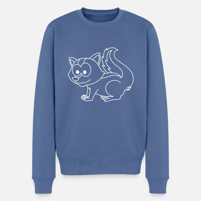 Stinker Comic Animal - Pull Premium bio Homme - bleu pigeon