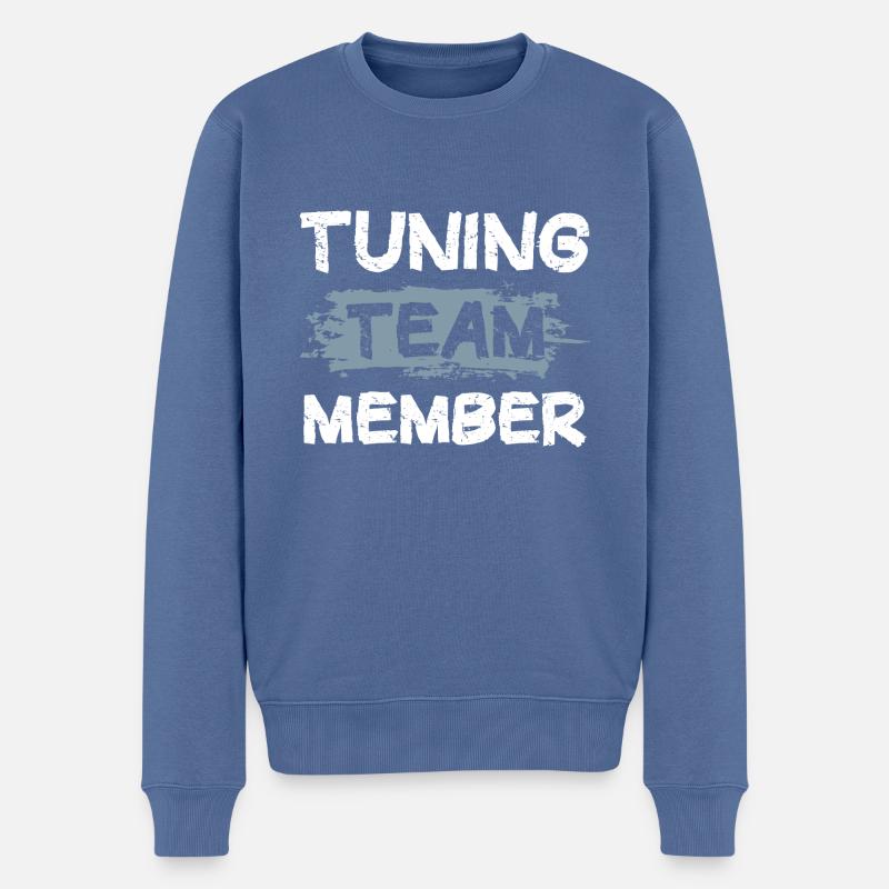 Équipe de tuning - Pull Premium bio Homme - bleu pigeon