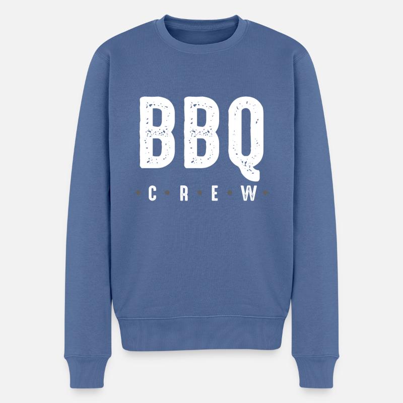 Équipe de barbecue - Pull Premium bio Homme - bleu pigeon