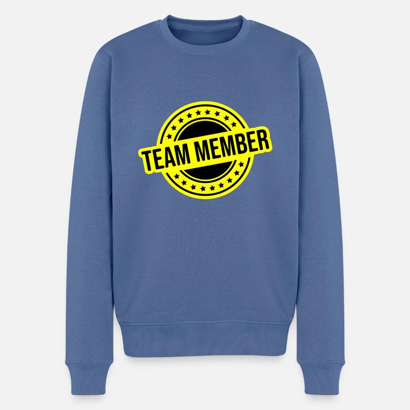 Équipier - Pull Premium bio Homme - bleu pigeon