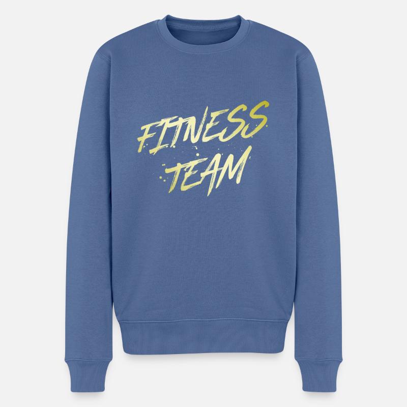 Équipe de conditionnement physique - Pull Premium bio Homme - bleu pigeon