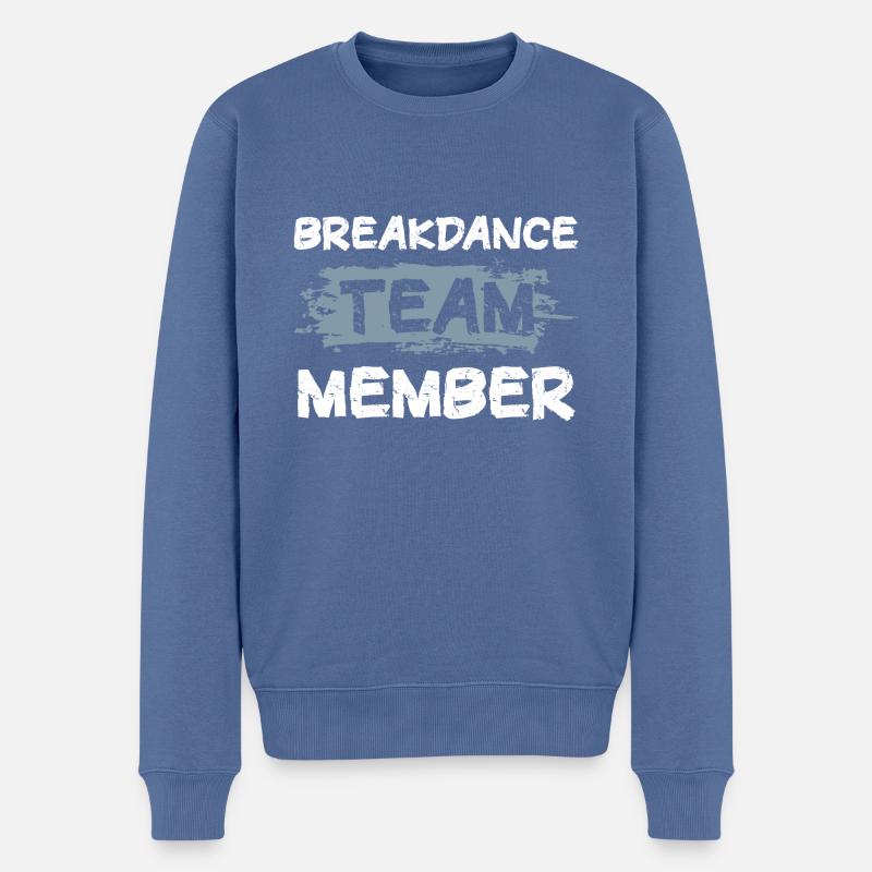 Équipe de breakdance - Pull Premium bio Homme - bleu pigeon