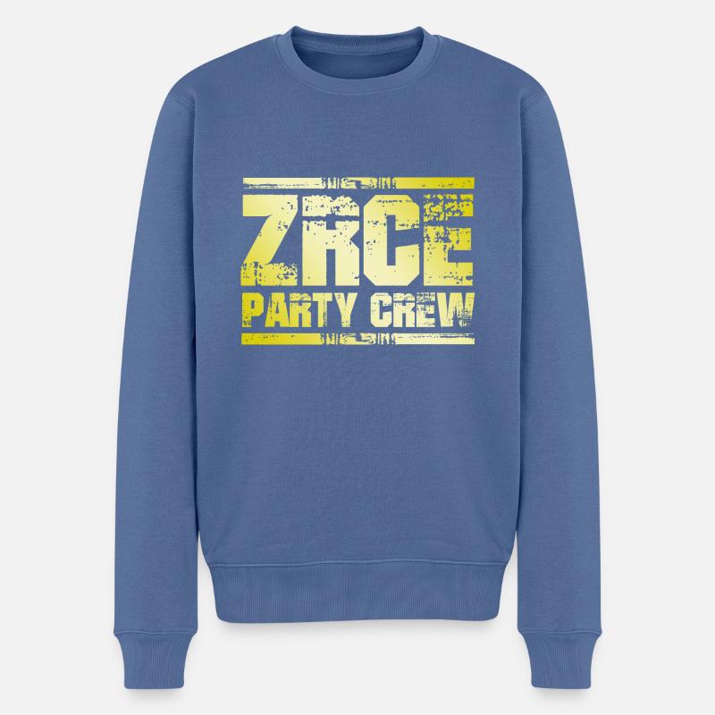 Équipage Zrce Party - Pull Premium bio Homme - bleu pigeon