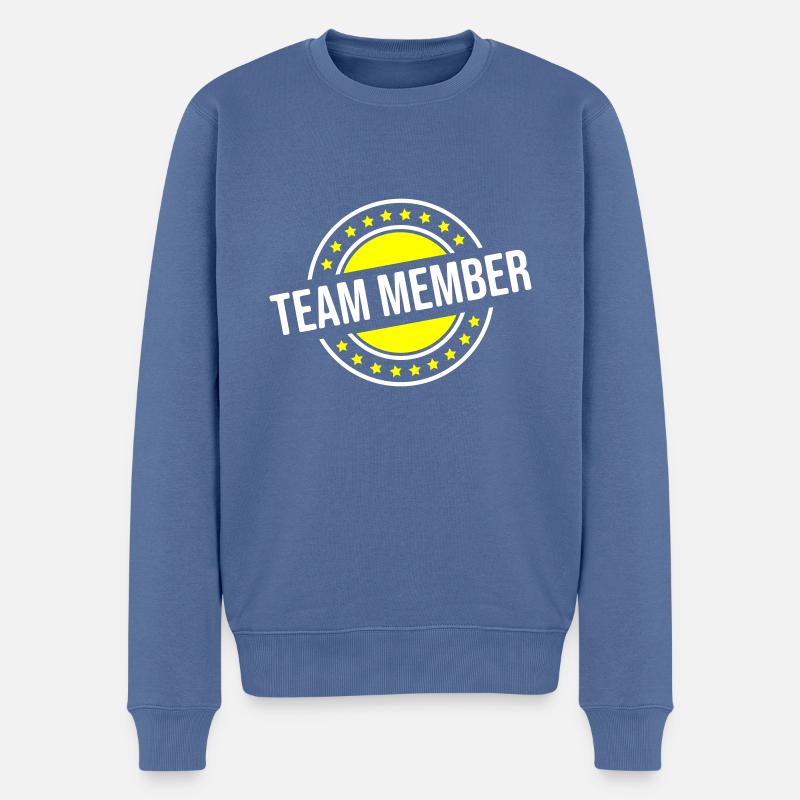 Membres de l’équipe - Pull Premium bio Homme - bleu pigeon