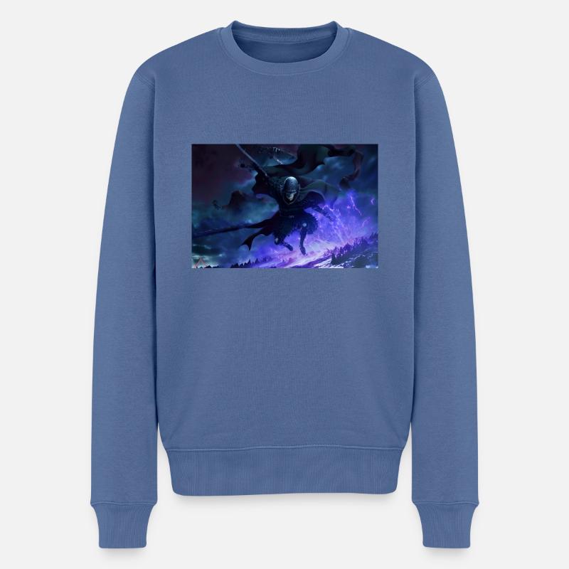 Appel - Pull Premium bio Homme - bleu pigeon