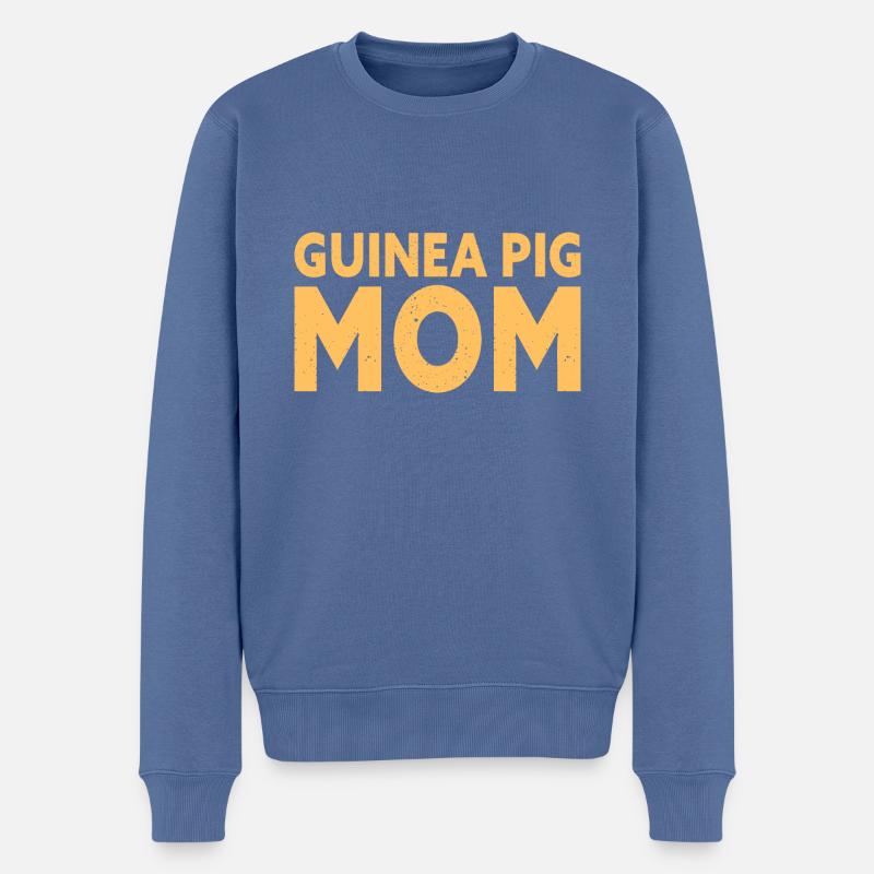Cochon d’Inde Maman - Pull Premium bio Homme - bleu pigeon