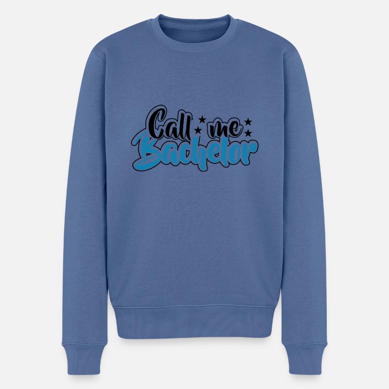 Bachelor bestanden Abschluss Promotion Sponsion - Männer Premium Bio Pullover - Taubenblau