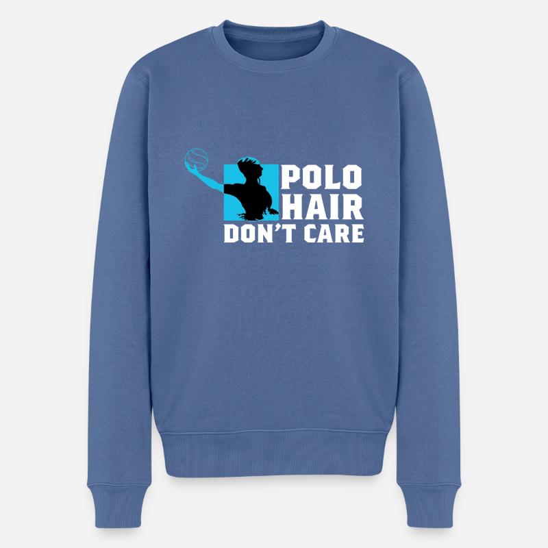 Polo Hair Float Cadeau - Pull Premium bio Homme - bleu pigeon